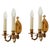 French Belle Epoche / Art Deco Eagle Wall Sconces in Brass, 1930s, Set of 2 For Sale - Image 6 of 6