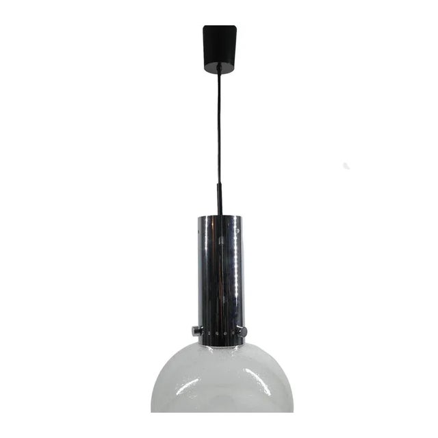 Mid-Century Modern Ceiling Lamp by Herbert Proft for Glashütte Limburg, 1960s For Sale - Image 3 of 8