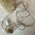 Italian Modern Brass and Opaline Glass Cactus Floor Lamp, 2000s For Sale - Image 11 of 12