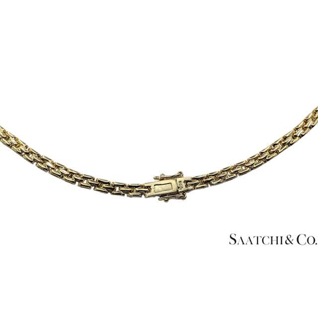 18k (750) Yellow Gold - Natural Diamond & Burmese Ruby: Necklace For Sale In New York - Image 6 of 16