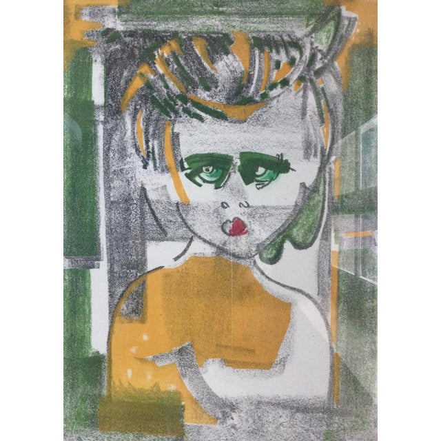 Willy Mucha, Portrait, 1992, Lithograph For Sale - Image 4 of 5