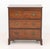American Federal Walnut Chest of Drawers, circa 1800, with pull-out writing surface above three drawers atop bracket feet....