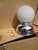 1980s Mid-Century Modern Silver Plated Globe TableLamp For Sale - Image 15 of 18