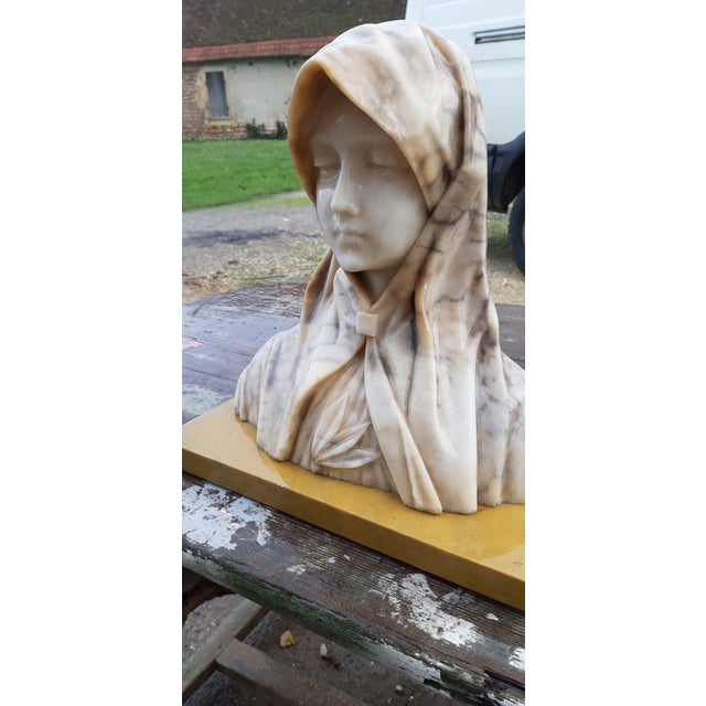 Marble Bust from Libero Gremigni, Rome, 1900 For Sale - Image 10 of 14