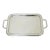 Late 20th Century Contemporary Modern Landes Silver Plated Rectangular Bar Serving Platter Tray For Sale
