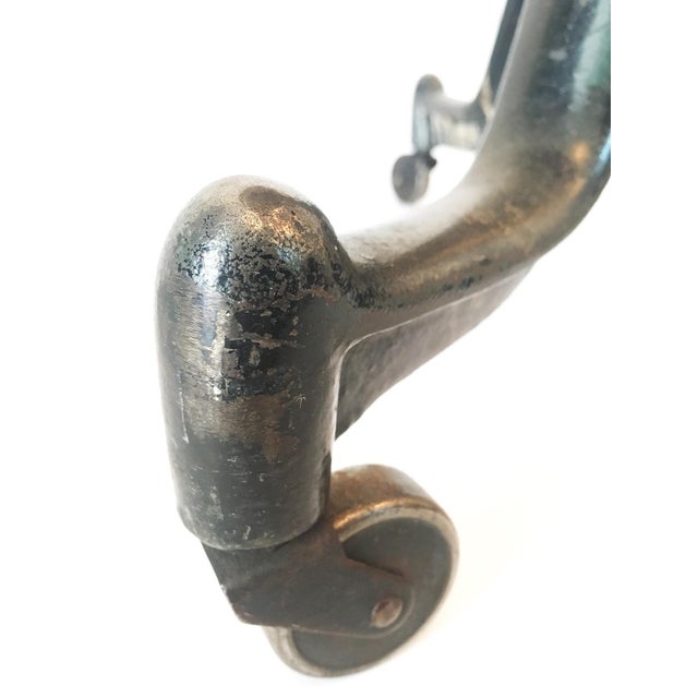 Cast Iron Industrial Table For Sale - Image 4 of 7