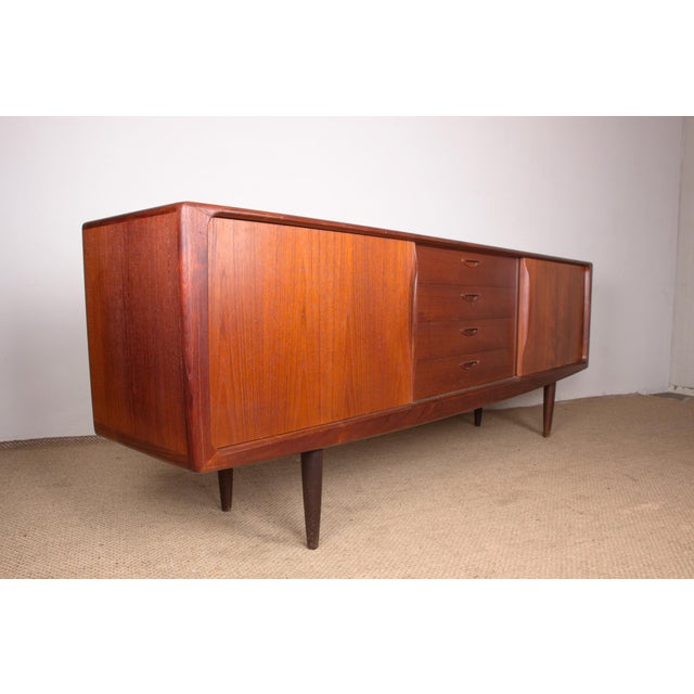 Danish Teak Sideboard by Henry Walter Klein for Bramin, 1960s For Sale - Image 3 of 16