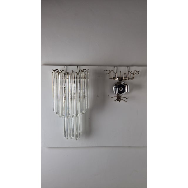 Trilobi Wall Lamps in Murano Glass from Venini, 1990s, Set of 2 For Sale - Image 14 of 16