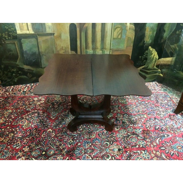 Antique Games Table, Empire Games Table For Sale - Image 10 of 11