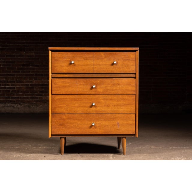 Sears Harmony House Mid Century Tall Dresser For Sale - Image 4 of 12