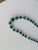 26" Vintage Graduating Malachite Alternating With Glass Beads For Sale - Image 4 of 5
