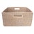 Boho Chic Artifacts Rattan Square Storage Basket with Rounded Corners in White Wash - 16" For Sale - Image 3 of 7