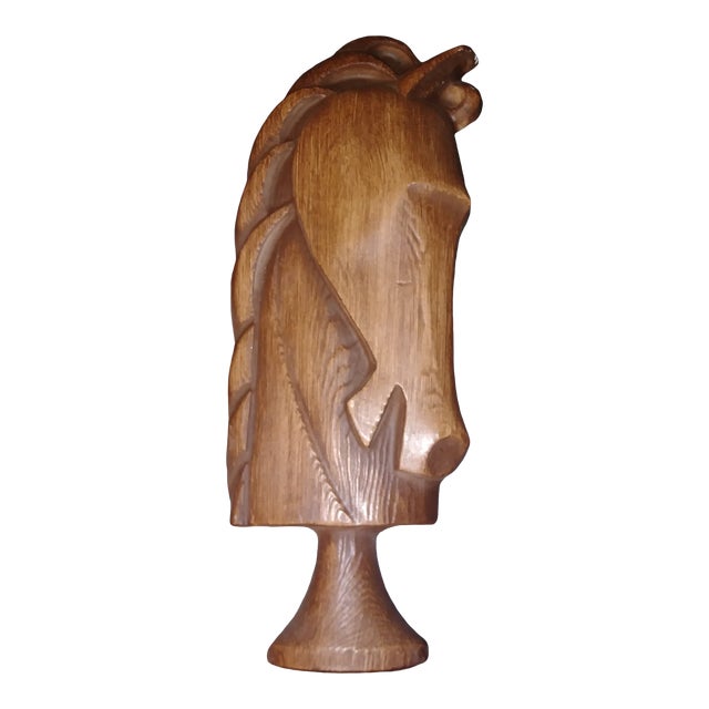 1960s Vintage Mid Century Modern Horse Faux Bois Wall Sculpture Chairish