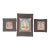 19th Century Mongolian Buddhist Tsakli Paintings- a Set of 3 For Sale