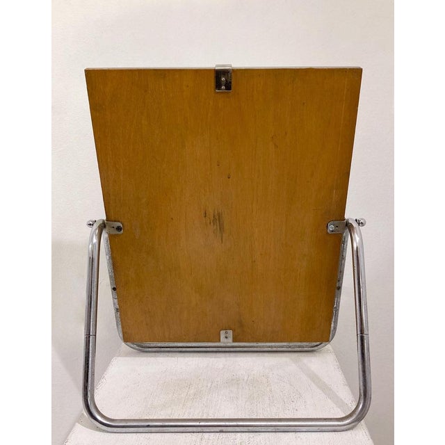 Mid-Century Modern Chrome Desk Mirror For Sale - Image 9 of 13