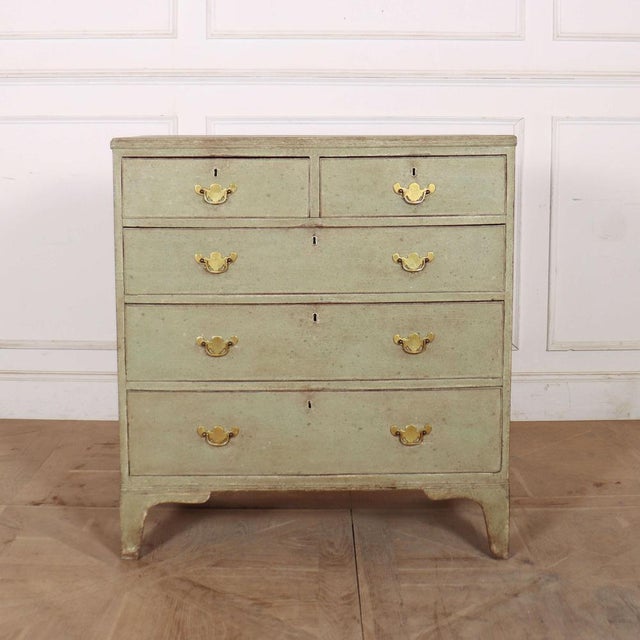 English Painted Chest of Drawers, 1780 For Sale - Image 11 of 11