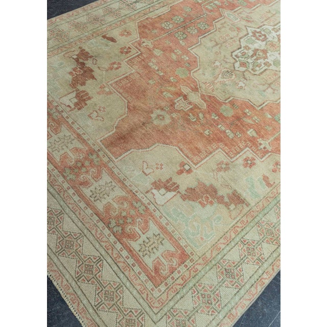 Red Turkish Vintage Rug 5' x 9'7" #20663 For Sale - Image 8 of 8