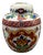 Vintage Chinoiserie Style Floral Imari Ginger Jar For Sale