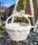 Late 20th Century Vintage Italian Blanc De Chine Ceramic Basket For Sale - Image 5 of 9