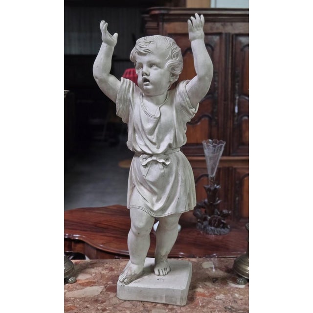 Period: 19th century Style: Rome and Antic Greece Condition: Good condition Material: Plaster Width: 41Height: 94Depth: 23