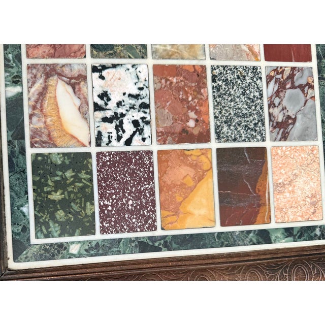 Framed Specimen Marbles, Italian, Circa 1880 For Sale - Image 4 of 10