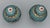Turquoise Chinese Famille Rose Turquoise "Mun Shou" Longevity Ginger Jars - A Pair For Sale - Image 8 of 11