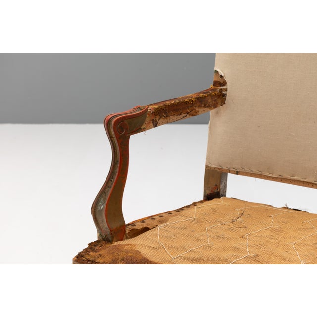 Vintage Gilded French Dining Chairs, 1930, Set of 6 For Sale - Image 9 of 15