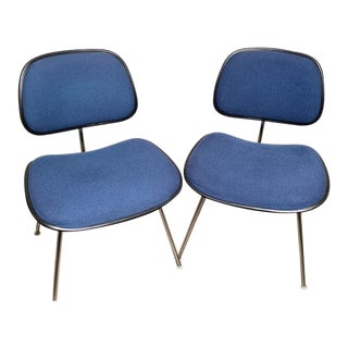 Vintage Herman Miller Eames Dcm Ec-127 Soft Pad Chairs - a Pair For Sale