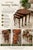Elegant and highly versatile, this vintage set of three English nesting tables features gorgeous burr walnut veneer faces...