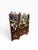 Chinese Vintage Chinese Black Lacquer Folding Screen With Mother-of-Pearl Inlay For Sale - Image 3 of 8