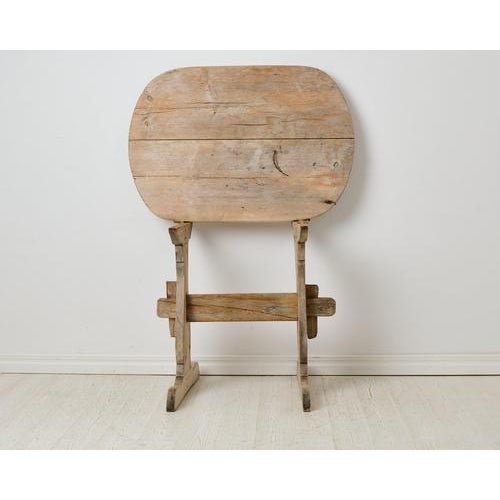 Wood Antique Swedish Farm Table, 1800s For Sale - Image 7 of 9