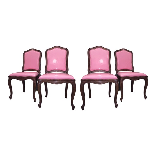 Mid Century Modern Pink Henredon Dining Chairs - Set of 4 ... (640 x 640 Pixel)