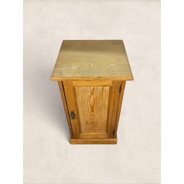 Antique English Pine Pot Cupboard Nightstand For Sale In Tampa - Image 6 of 6