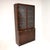 Brown Vintage Military Campaign Bookcase in Wood and Glass, 1950 For Sale - Image 8 of 8