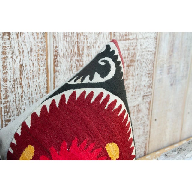 Laisa Bukhara Suzani Lumbar Pillow For Sale - Image 4 of 10