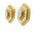 1980s Italian Hexagon Diamond Earrings in 18k Gold, A Pair For Sale - Image 12 of 13