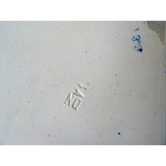 1920s Enamel Ceramic Plate from Longwy, 1920s For Sale - Image 5 of 7