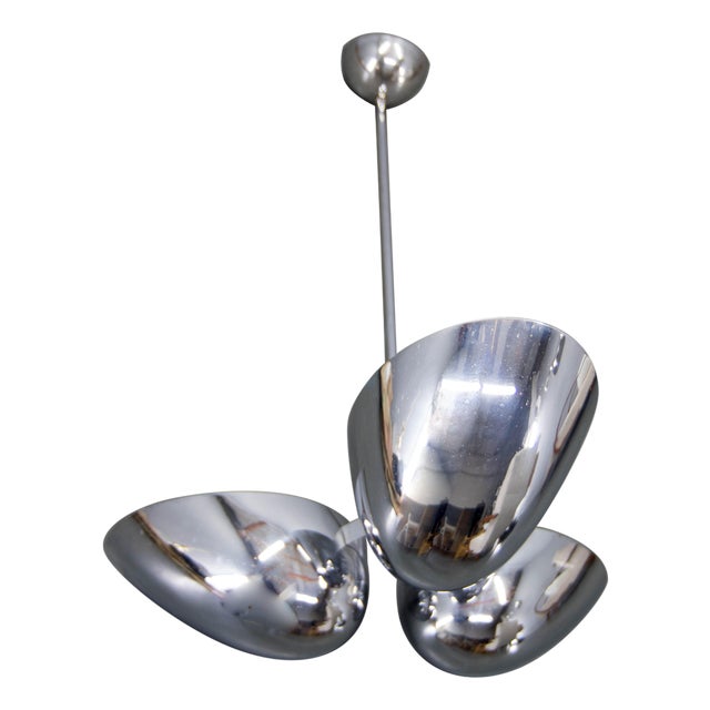 Vintage Bauhaus Hanging Light from Zukov, 1940s For Sale