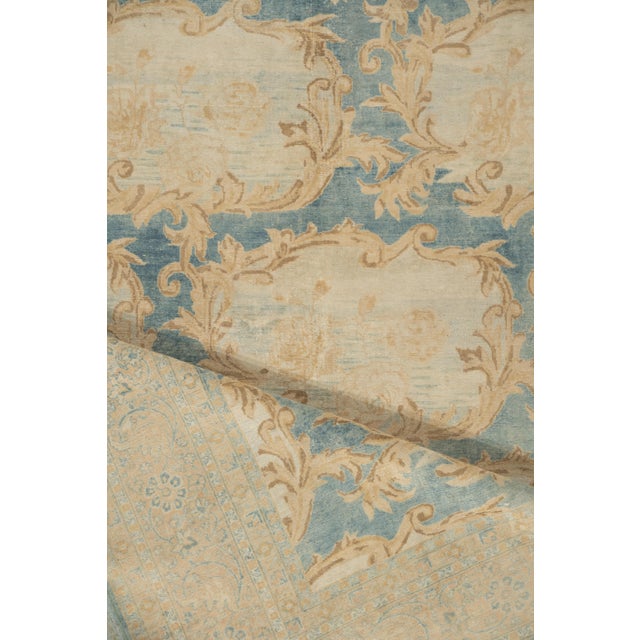 Antique Circa 1900 Gole-Farang Rug 9ft 5in X 16ft For Sale - Image 9 of 10