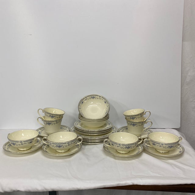 Minton Bellemeade Bone China Tea Set of 28 Chairish