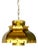 Brutalist Flame-Cut Copper Pendant Lamp attributed to Svend Aage Holm Sørensen, Denmark, 1960s For Sale