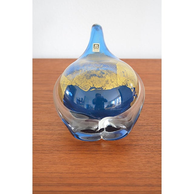 Maltese Glass Vase by Michael Harris for Mdina, 1970s For Sale - Image 4 of 6