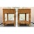 Signed Bielecky Brothers Caned Rattan Nightstands With Drawer For Sale - Image 10 of 12