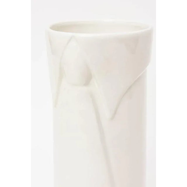 Vintage Raymor Glazed Ceramic Pop Art Shirt Tie Vase Italian !970's For Sale In Miami - Image 6 of 9