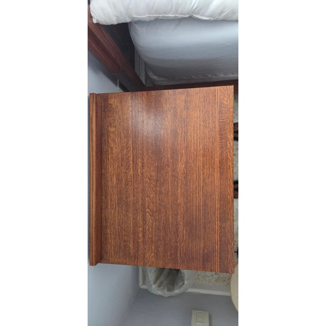 Restoration Hardware Restoration Hardware Cedar Lined Oak Night Stands For Sale - Image 4 of 11