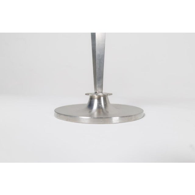 Art Deco Sculptural Candleholders in Pewter, Sweden, 1940s, Set of 2 For Sale - Image 13 of 16