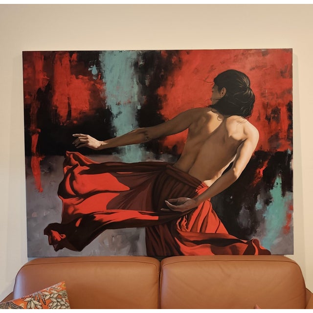 Filippo Manfroni, I'll Be There 1, Oil on Canvas For Sale - Image 4 of 11