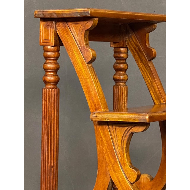 Library Stair Steps of Mahogany in the Regency Style From England For Sale - Image 9 of 10