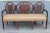 Brown Traditional Solid Mahogany Carved Wood Bench/ Sofa For Sale - Image 8 of 8