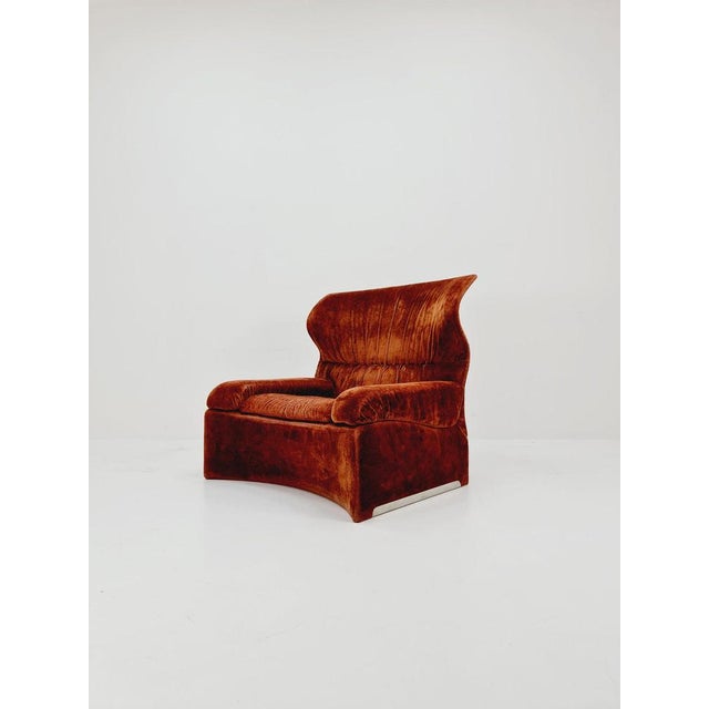 Italian Space Age Lounge Chair by Giovanni Offerdi for Saporiti, 1970s For Sale - Image 11 of 11